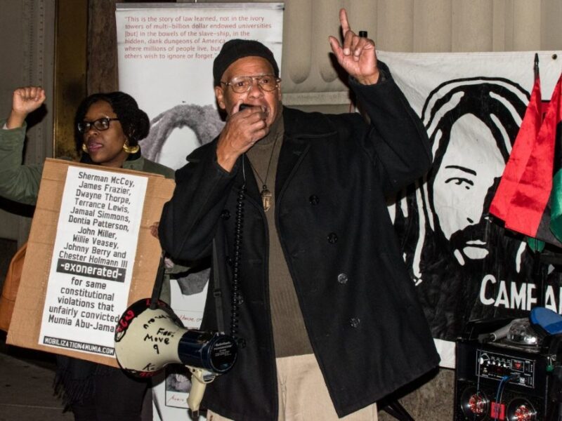 Rally for justice for Mumia Abu-Jamal
