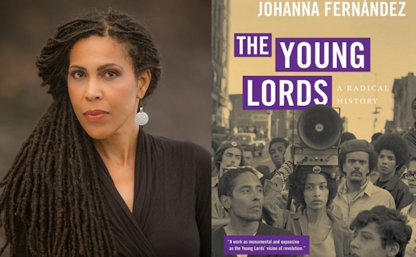 Dr. Johanna Fernandez and her award-winning book, The Young Lords. 