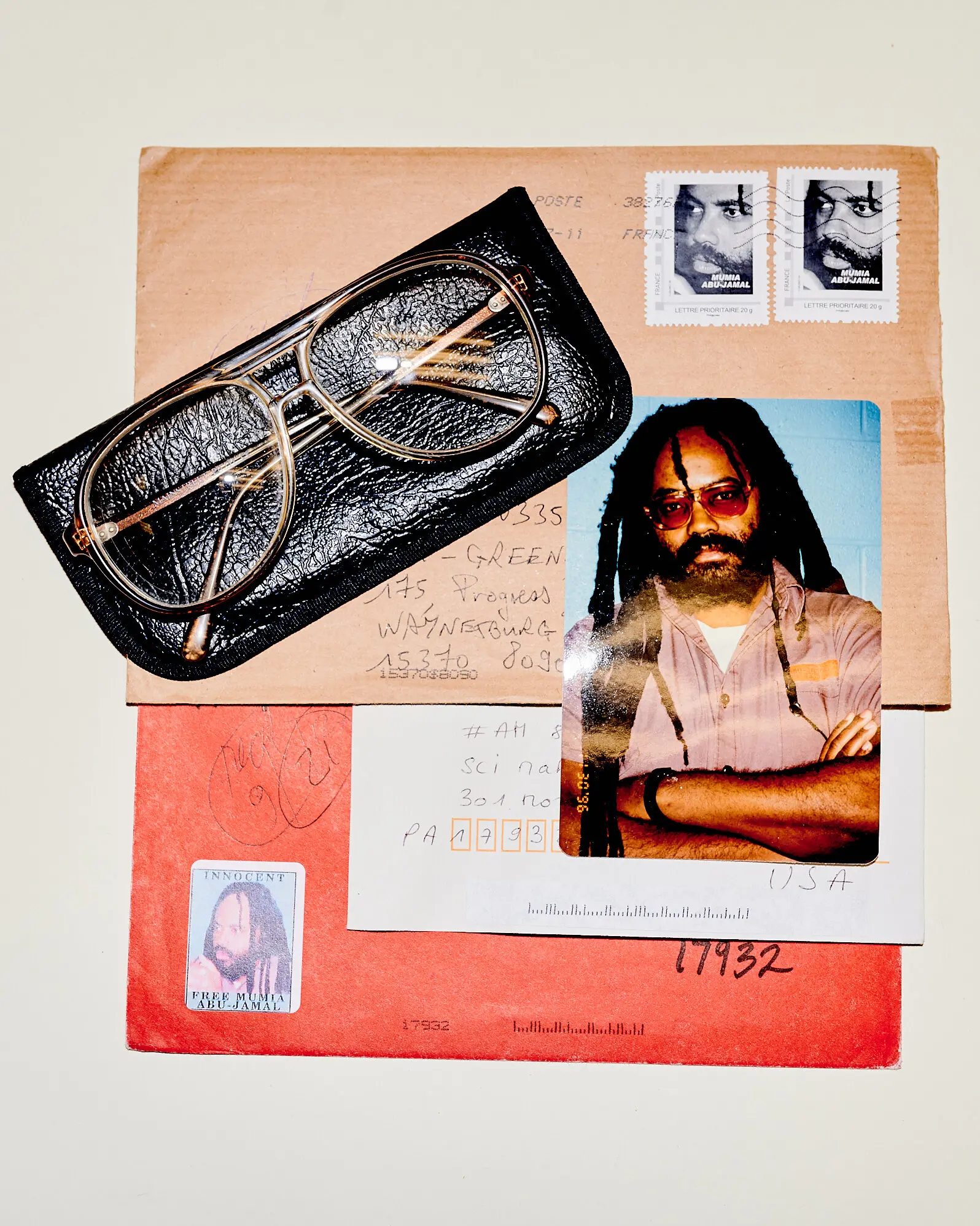 Mumia Abu-Jamal’s personal archive contains more than 60 boxes of  material. Credit...Philip Keith for The New York Times. 